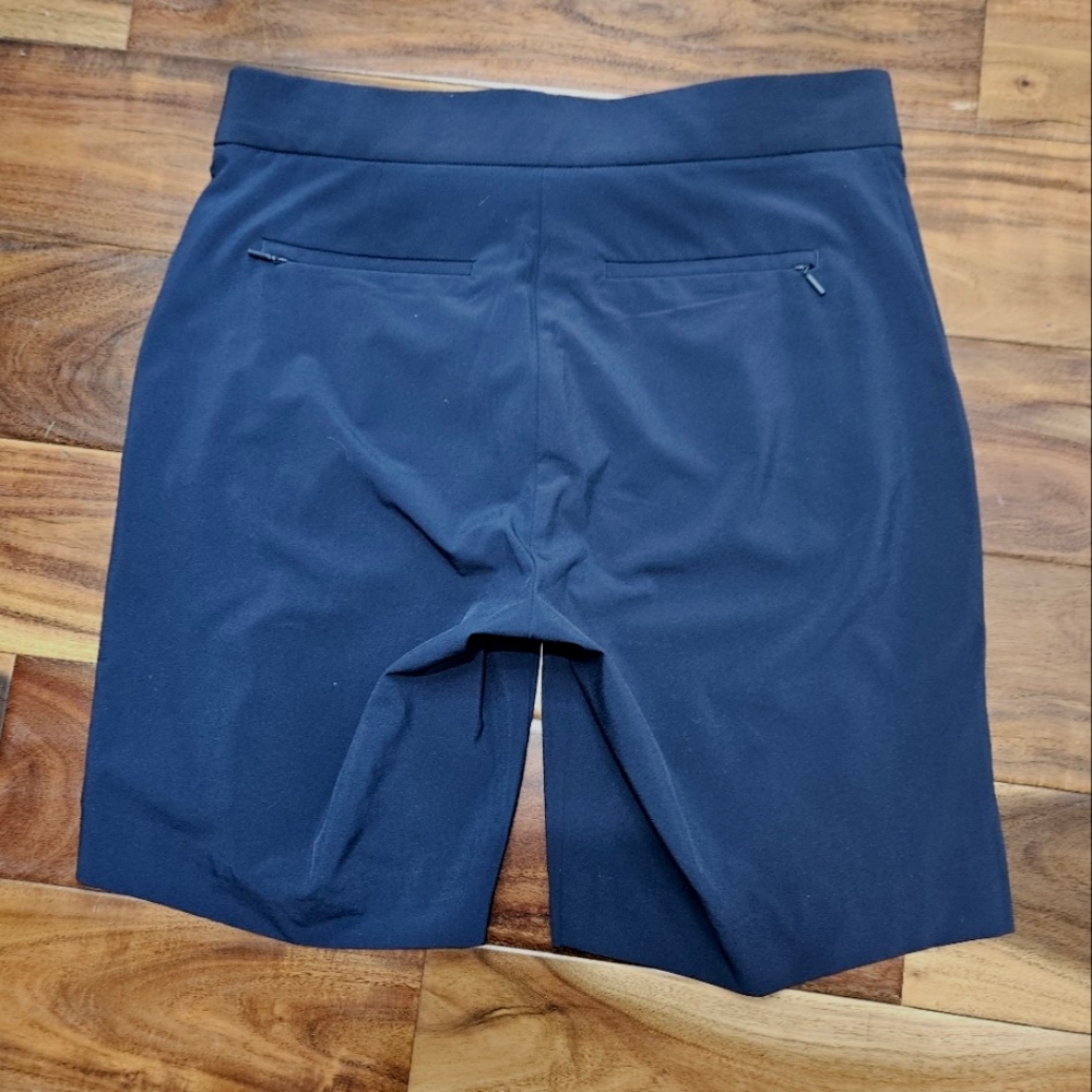 Athleta Tribeca 7 Inch Bermuda Shorts Womens Size 2 Navy Blue - Picture 5 of 9